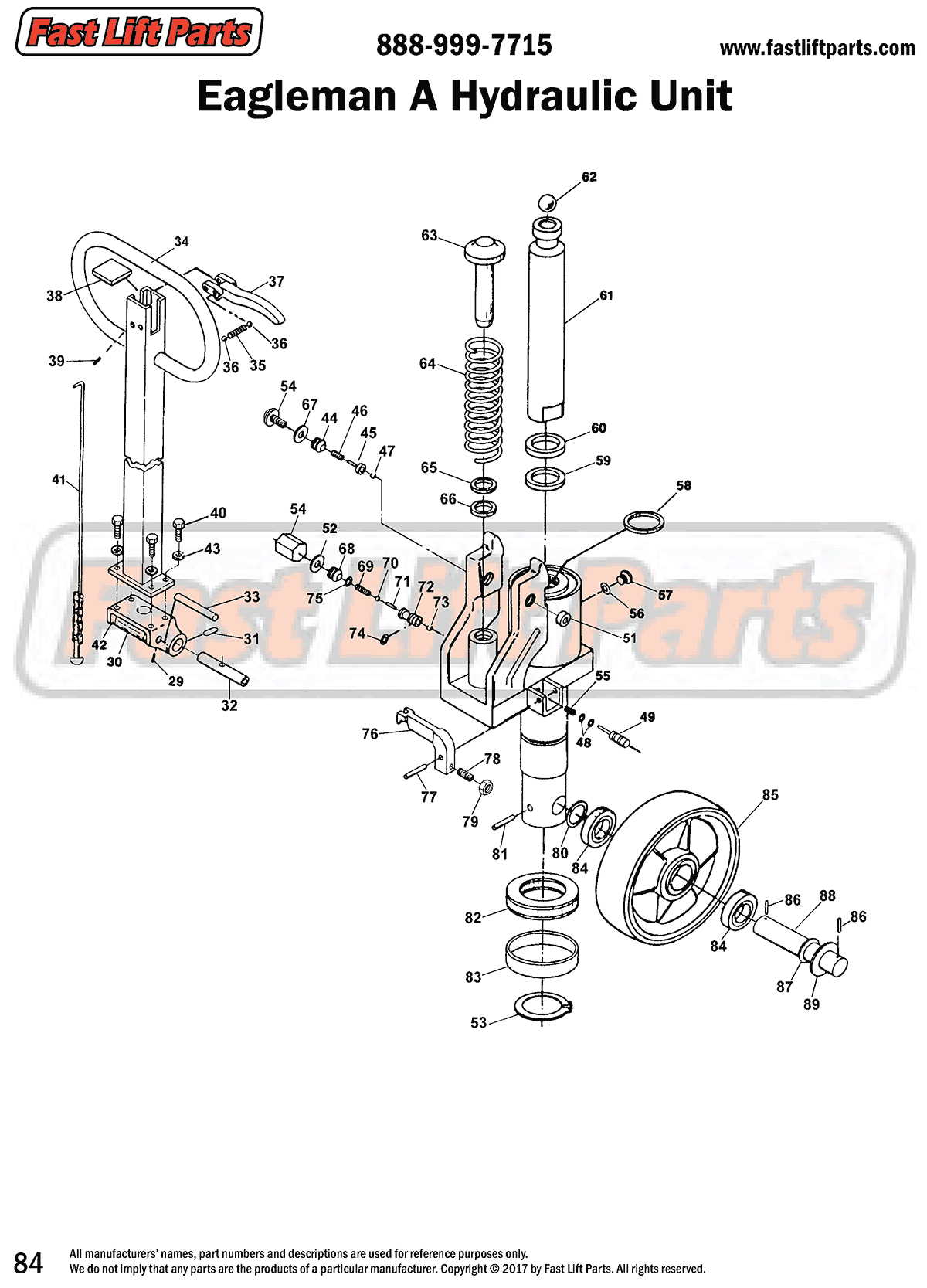 Eagleman A Hydraulic Unit Line Drawing