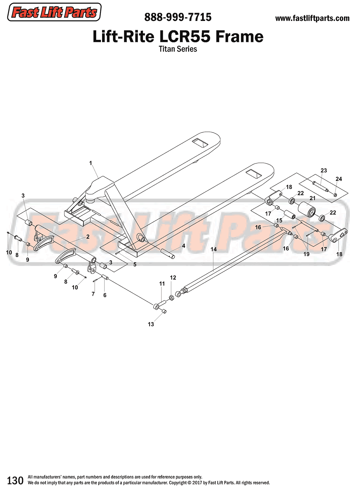 Lift-Rite (Big Joe) LCR55 Frame