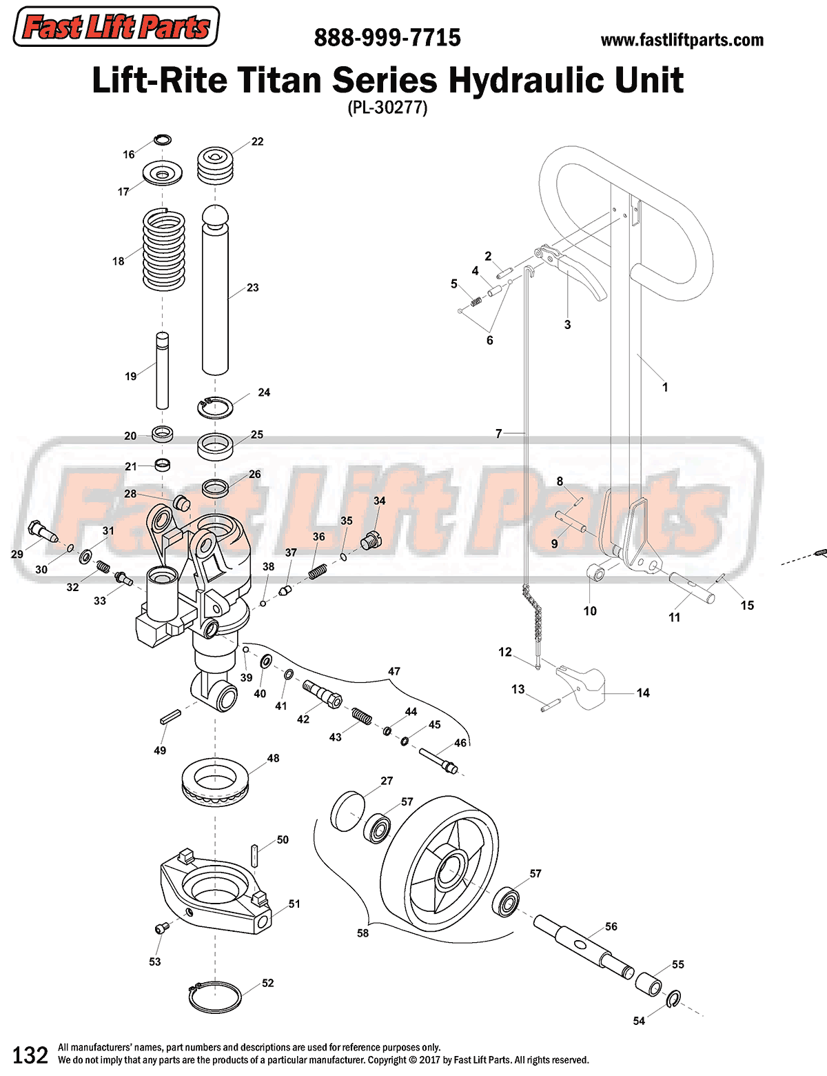 Lift-Rite (Big Joe) Titan Series Hydraulic Unit