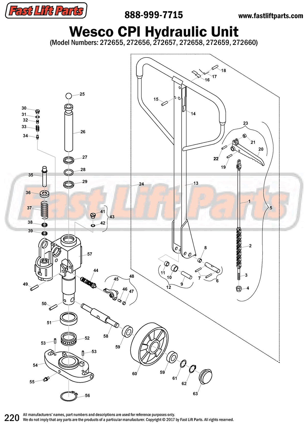 Wesco CPI Hydraulic Unit Line Drawing