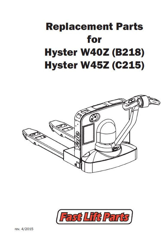 *Hyster W40Z / W45Z Catalog