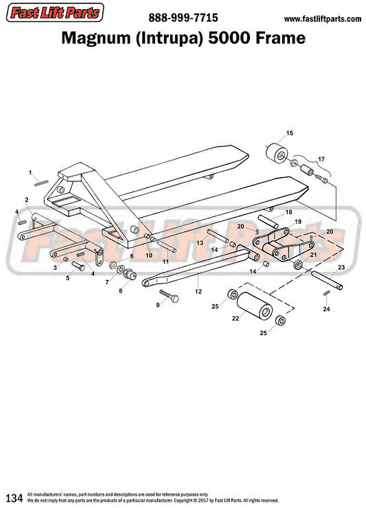 Magnum 5000 Frame Line Drawing